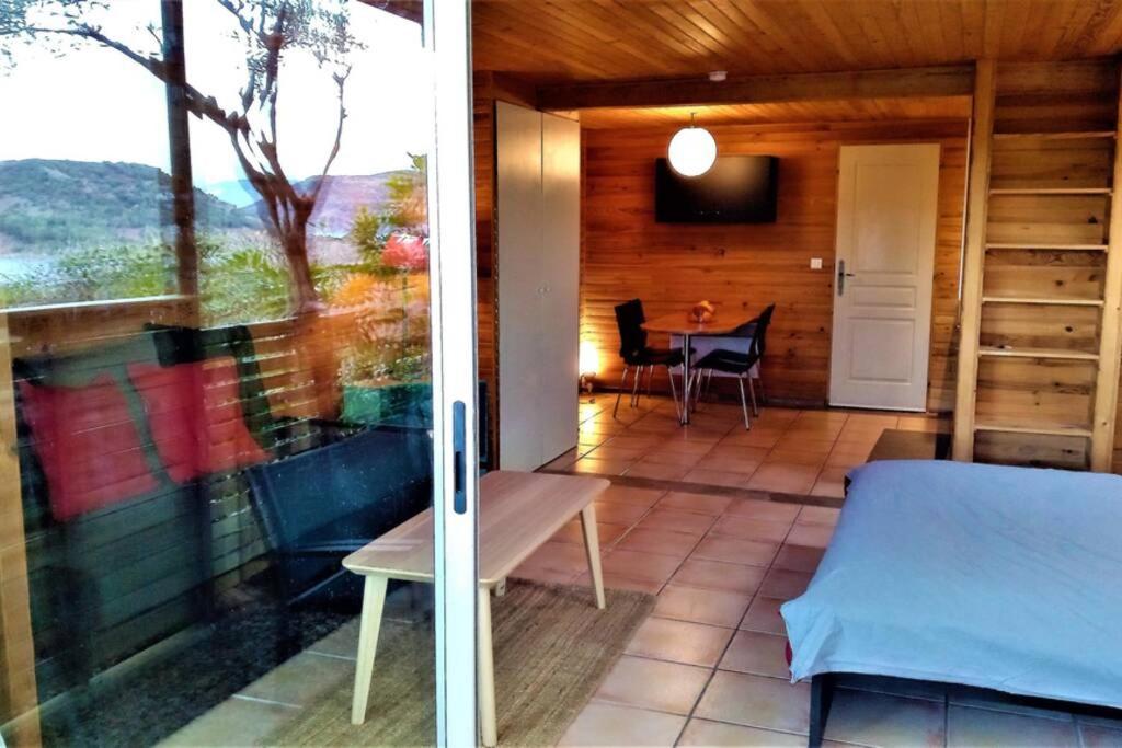 Studio 32M2 - Dans Propriete Avec Vue Imprenable Sur Le Lac Du Salagou Liausson Exterior photo
